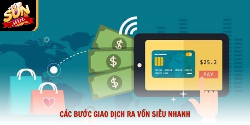 Các bước giao dịch ra vốn siêu nhanh