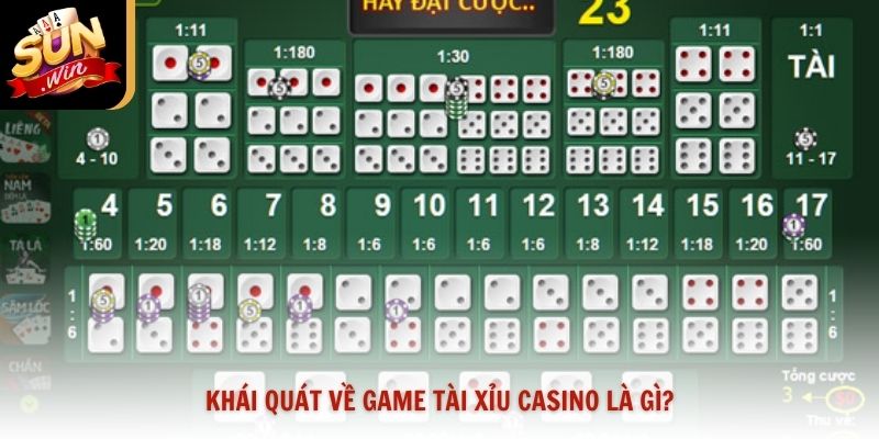 Khái quát về game tài xỉu casino là gì?